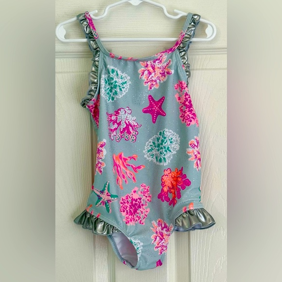 Star Fish One Piece Bathing Suit - Picture 1 of 7